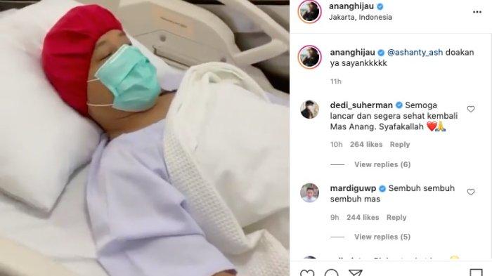 Anang unggah videonya saat berada di rumah sakit