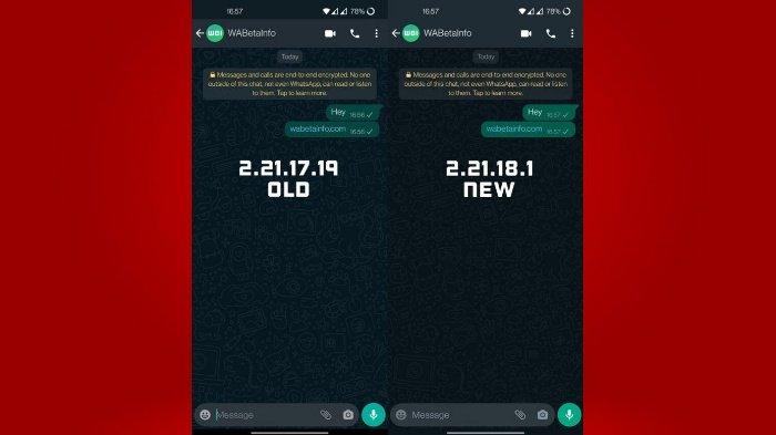 Bocoran tampilan baru WhatsApp