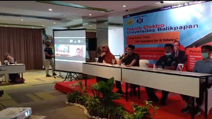 Program Studi (Prodi) Teknik Elektro Universitas Balikpapan melaksanakan kuliah umum dan workshop penulisan ilmiah, Rabu (17/3).