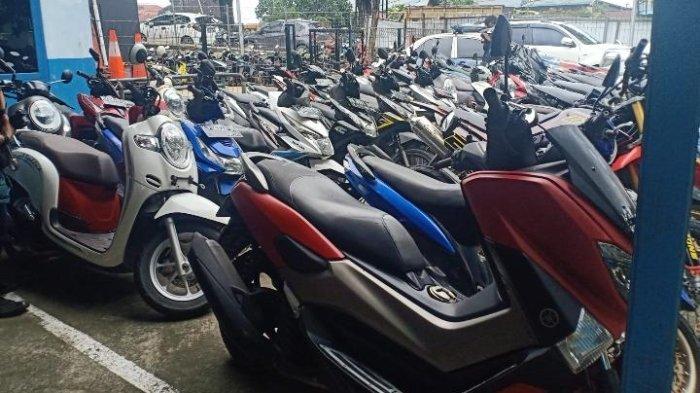 47 Sepeda motor yang digunakan para remaja untuk balapan liar di Samarinda.