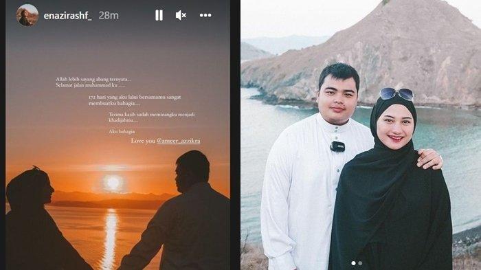 Nadzira Shafa Terpukul Ameer Azzikra Suami Meninggal Dunia