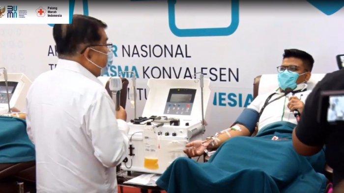 PT Pegadaian (Persero) mendukung pemerintah meningkatkan angka kesembuhan dan menekan angka kematian akibat Covid-19 melalui program donor plasma BUMN untuk Indonesia.