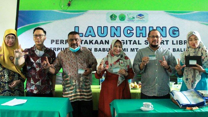 Berinovasi tiada henti menjadi sesuatu yang selalu dilakukan MTs Negeri 1 Balikpapan. Salah satunya dengan me-launching Perpustakaan Digital. (HO/MTs N 1 Balikpapan)