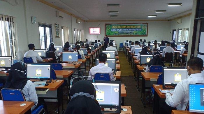 Rangkaian pelaksanaan CPNS di Berau beberapa pekan lalu. TRIBUNKALTIM.CO/RENATA ANDINI