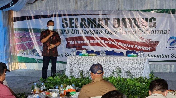 Dirut Bankaltimtara Muhammad Yamin saat menyampaikan sambutan.