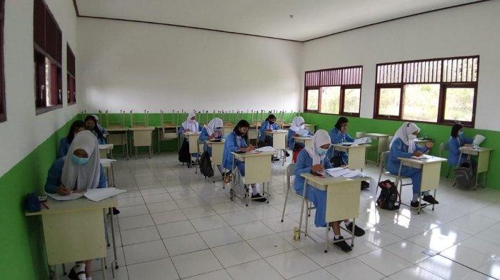 Suasana pelaksanaan simulasi ujian kompetisi keahlian (UKK) di SMK Negeri 2 Sendawar, Kabupaten Kutai Barat. TRIBUNKALTIM.CO, ZAINUL