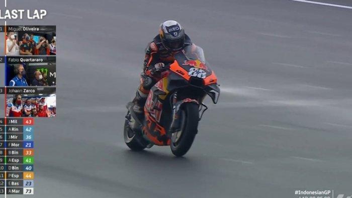 Hasil MotoGP Mandalika 2022: Juara Dunia MotoGP 2021 Akhirnya Raih Podium, Miguel Oliveira Tercepat