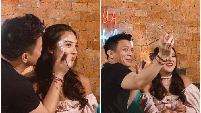 Anya Geraldine salting mukanya disentuh Ariel NOAH