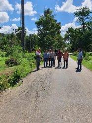 Bupati Malaka Tinjau Jalan Provinsi dari Teun-Simpang Welaus