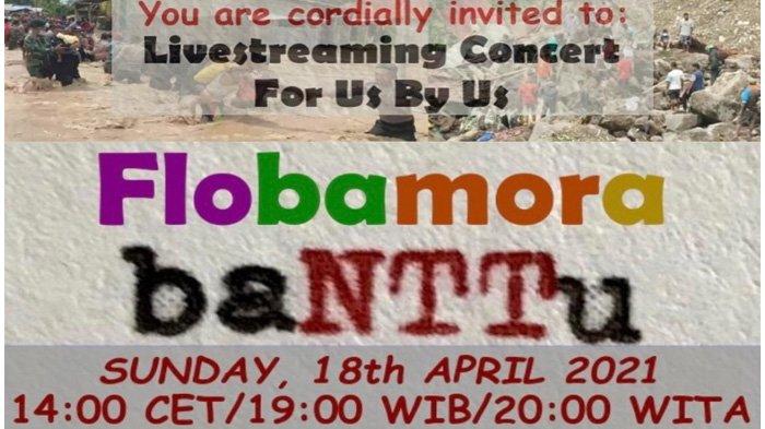 Diaspora Katolik sedunia akan menggelar konser virtual baNTTu Flobamora, Minggu 18 April 2021 malam.