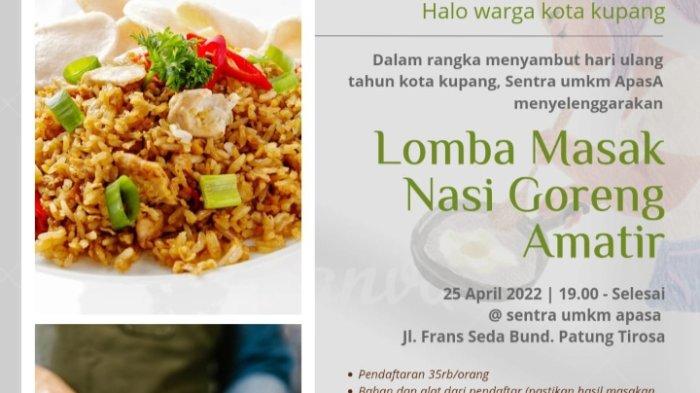 Brosur Lomba Masak Nasi Goreng Amatir UMKM apasa