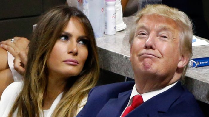 Hancurnya Donald Trump, Melania Trump Kepergok Minggat