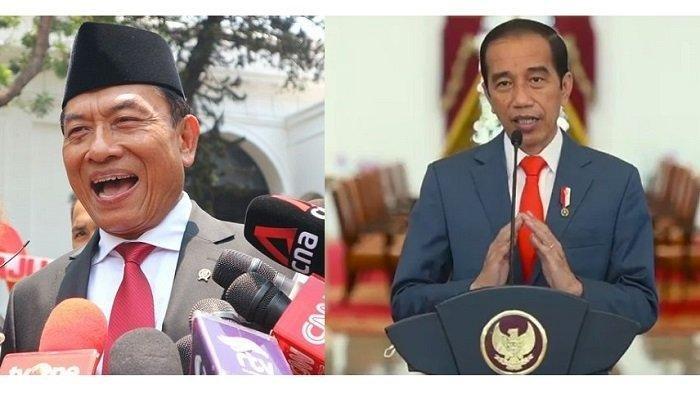 Moeldoko dan Presiden Joko Widodo ( Jokowi )