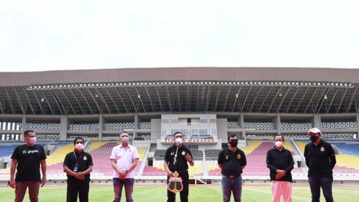 Peresmian Bhayangkara Solo FC di Stadion Manahan, Solo, Jawa Tengah, Jumat (27/11/2020).