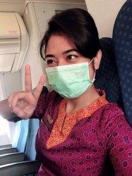 Foti almarhum Mia Trisetyani, pramugari Sriwijaya Air asal Sabu NTT sebelum kejadian