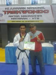 Atlet PPLD NTT Raih Perunggu di Kejurnas PPLP Taekwondo di NTB