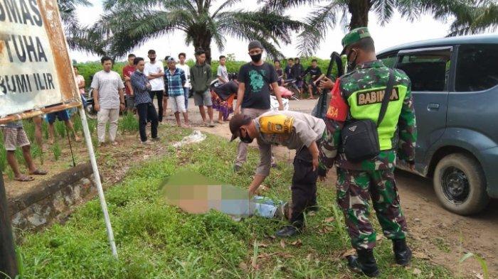 Salah satu korban tewas dalam pertikaian terjadi di Kampung Bumi Aji, Kecamatan Anak Tuha, Kabupaten Lampung Tengah, Kamis (14/1/2021).