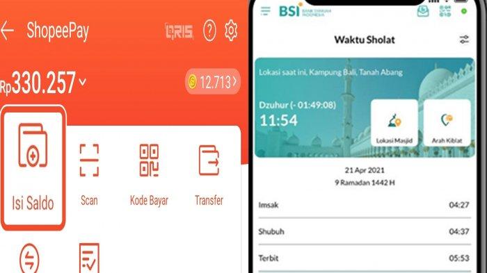 Ilustrasi. Cara Top Up ShopeePay Via Bank Syariah Indonesia.