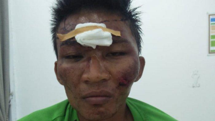 Pelaku curanmor RK diamankan di Mapolsek Seputih Banyak.