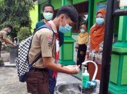 Disdik Lamsel Simulasi KBM Tatap Muka di SMPN 3 Kalianda