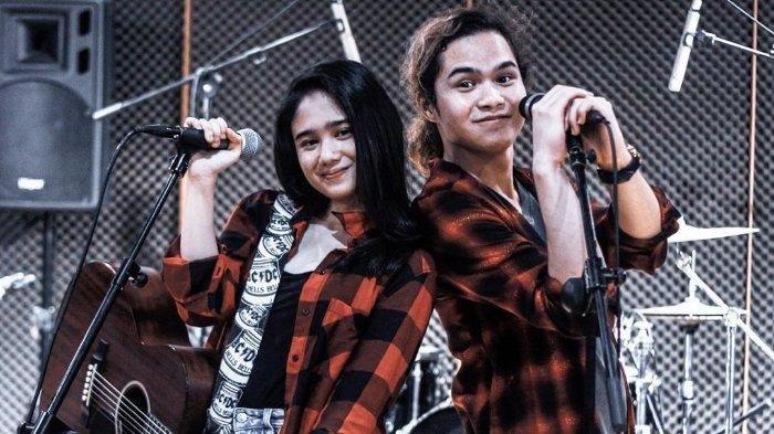 Ilustrasi pasangan artis Dul Jaelani dan Tissa Biani