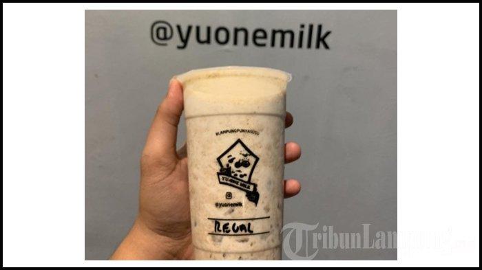 Kuliner Lampung, Yu One Milk Tawarkan Mitra Waralaba dengan Modal Rp 5 Juta - Tribunlampung.co.id