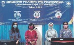 Pelatihan dan Pendampingan Calon Relawan Pajak 2021 STIE Gentiaras Secara Daring