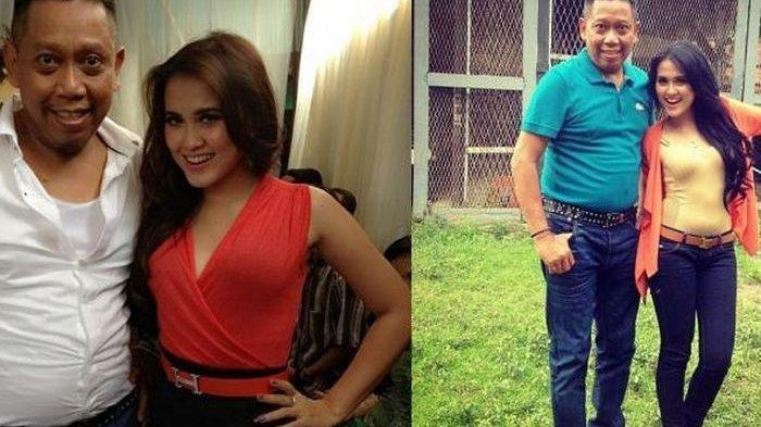 Kolase foto Tukul dan Meggie Diaz