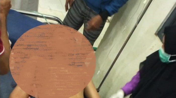 PERKELAHIAN: Korban perkelahian di Sumbawa Barat ditangani medis. Senin (22/3/2021).