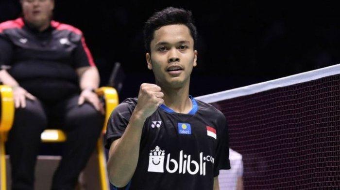 Pebulutangkis tunggal putra Indonesia, Anthony Sinisuka Ginting sukses menaklukkan Heo Kwan Hee asal Korea Selatan dengan skor 21-15, 11-21 dan 21-16 pada laga pembuka Yonex Thailand Open 2021.