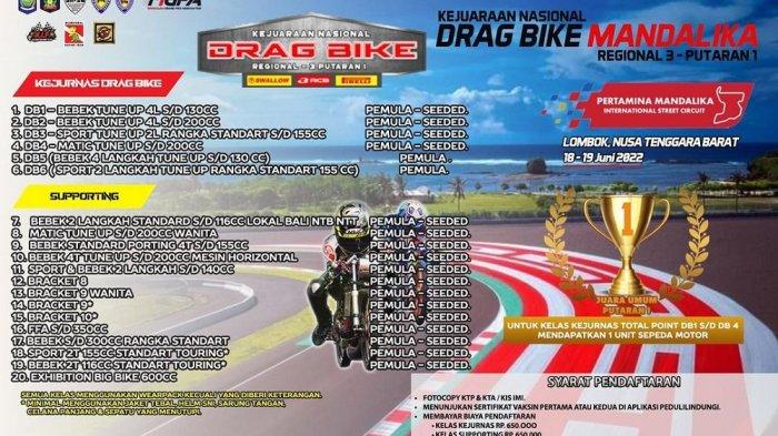 Poster Kejurnas Drag Bike MGPA
