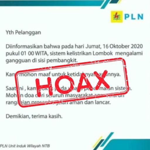 Bantahan Berita Hoax