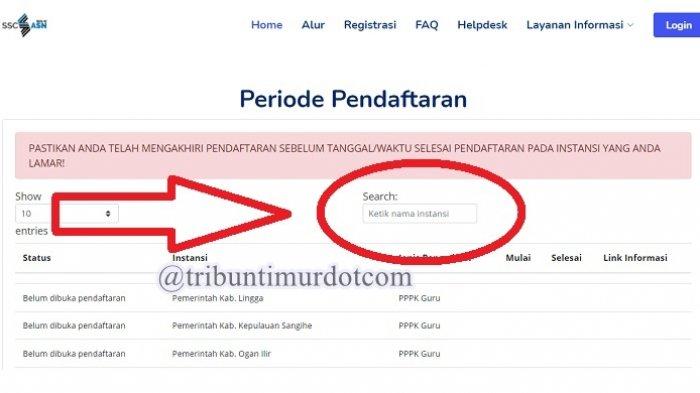 Cara Cek Formasi CPNS 2021 di SSCASN BKN Klik sscasn.bkn.go.id.