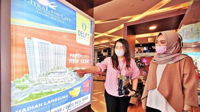 CitraLand City Losari Makassar menggelar pameran Delft Apartment di Corridor Trans Square, Trans Studio Mall Makassar, Senin (1522021). Dapatkan hadiah langsung berupa Logam Mulia dan Lucky Angpao menyambut perayaan tahun baru Imlek.