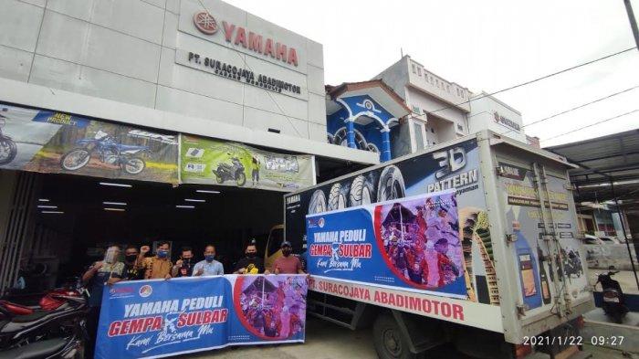 CSR PT Suracojaya Abadimotor (PT SJAM) turut menyalurkan bantuan bagi korban gempa di Kabupaten Mamuju dan Majene Sulawesi Barat (Sulbar).