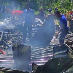 Kebakaran Hanguskan Dua Rumah di Desa Nipa-nipa Bantaeng, Api Berawal dari Dapur