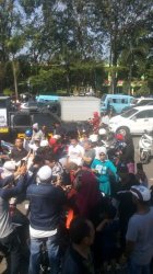 Agus AN dan Azis Qahhar Kompak Hadiri Aksi #2019gantipresiden di Monumen Mandala