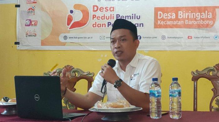 Anggota Badan Pengawas Pemilihan Umum atau Bawaslu Gowa, Koordinator Divisi Pengawasan dan Hubungan Antarlembaga, Juanto.