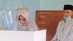 Penganti Baru Akhmad Muarif dan Puspa Sari, Warga Pangkep Memilih Pakai Baju Resepsi Pernikahan