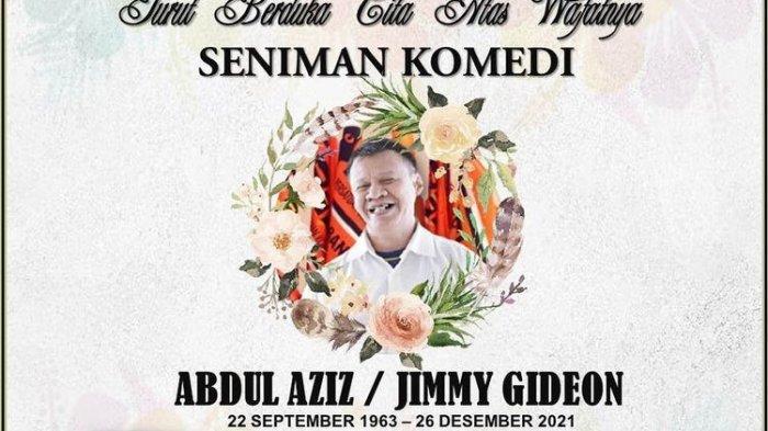 Jimmy Gideon meninggal dunia