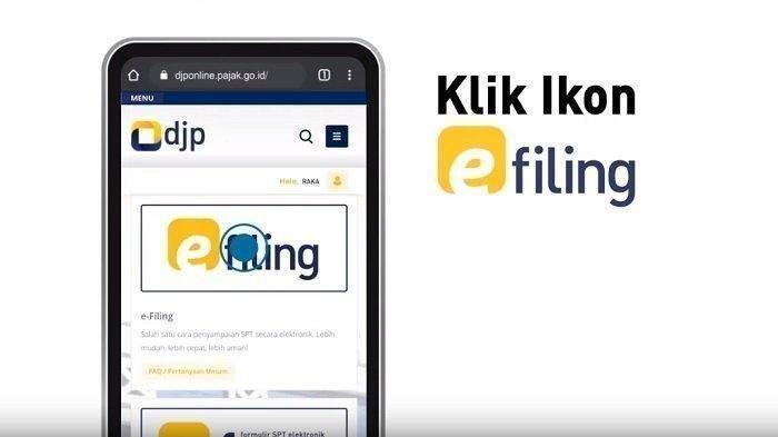 Berikut langkah-langkah atau cara lapor SPT Tahunan 2020 via e-Filing di Link djponline.pajak.go.id