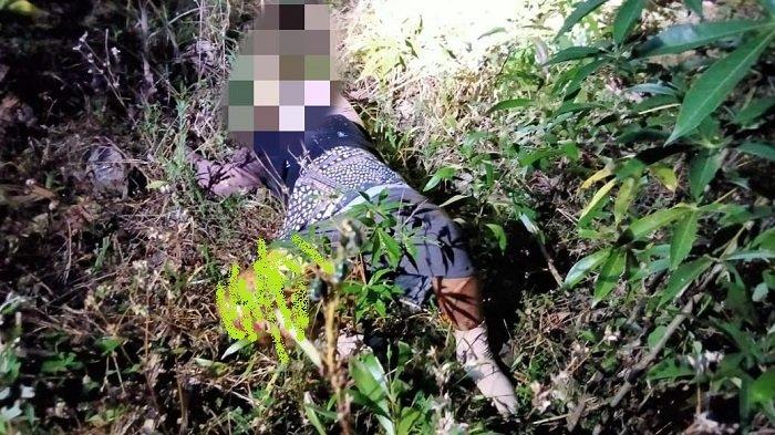 Sesosok mayat tanpa identitas ditemukan warga di Desa Tanete, Kecamatan Tompobulu, Kabupaten Gowa, Sulawesi Selatan, Jumat (8/10/2021).