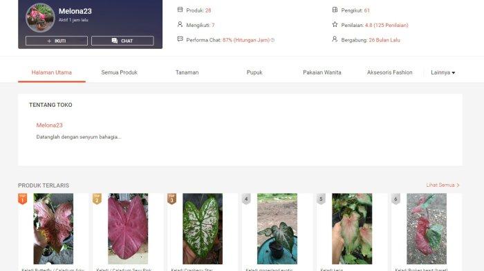 Melona Garden shopee
