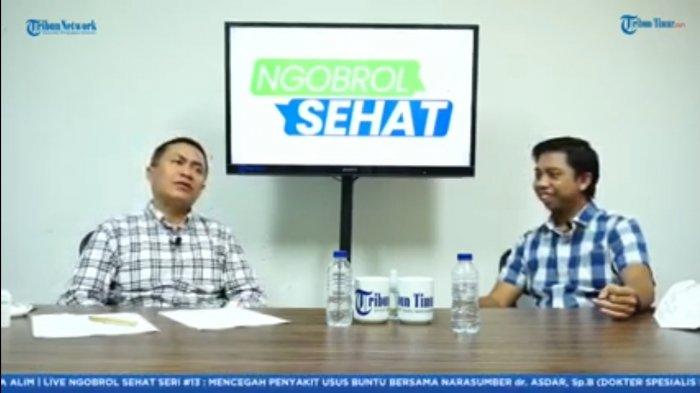 Ngobrol Sehat Tribun Timur Undang dr Asdar, Bahas Penyakit Usus Buntu, Kamis (19/11/2020).