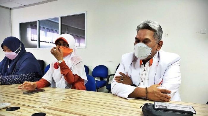 Pengurus Dewan Pimpinan Wilayah (DPW) Partai Keadilan Sejahtera Sulawesi Selatan (PKS Sulsel) melakukan audiensi di kantor Tribun Timur Jl Cendrawasih Makassar, Selasa (1622021). Kunjungan ini dalam rangka silaturahmi sekaligus memperkenalkan pengurus yang baru saja dilantik. tribun timurmuhammad abdiwan
