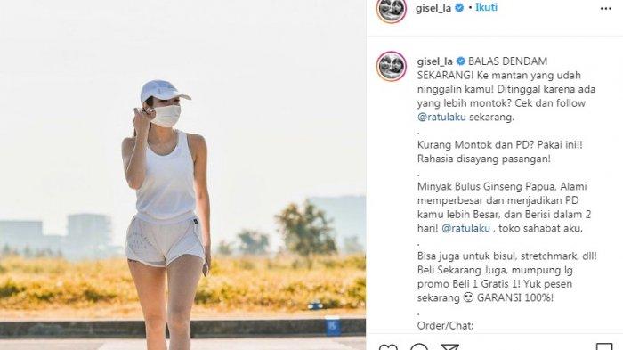 postingan terbaru Gisella Anastasia