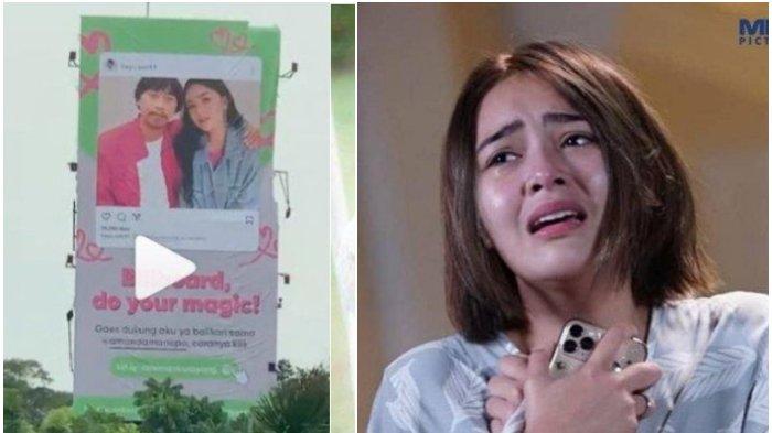 Pria Berkumis Ngaku Mantan Amanda Manopo Pasangan Arya Saloka Ikatan Cinta, Pasang Billboard