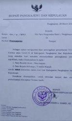 Satu Warga Positif Corona, Bupati Larang Hotel dan Warga Terima Tamu dari Luar Pangkep