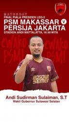 Nurdin Abdullah Jadwal Ulang Nonton PSM Makassar, Sudirman: Sudah Ada Bajuku