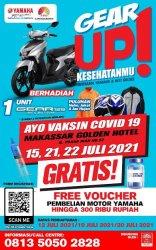 Ikut Vaksinasi Covid-19 Bisa Dapat 1 Unit Motor Yamaha